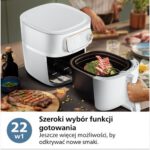 Air Fryer Frytkownica beztłuszczowa PHILIPS Ovi Smart 2.0 XXL HD9876/20 8.3l Wi-FI ponad 1000 darmowych przepisów