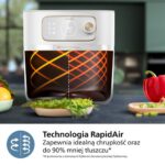 Air Fryer Frytkownica beztłuszczowa PHILIPS Ovi Smart 2.0 XXL HD9876/20 8.3l Wi-FI ponad 1000 darmowych przepisów