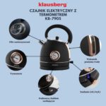 Czajnik KLAUSBERG KB-7905 Czarny