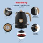 Czajnik KLAUSBERG KB-7907 Czarny