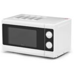 Kuchenka mikrofalowa AMICA AMG20M70V 700W średnica 24.5 cm pojemność 20L MultiWave System Biało-czarny