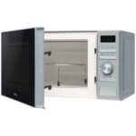 Kuchenka mikrofalowa AMICA AMGF20E2GI 700W średnica 24.5 cm pojemność 20L MultiWave System ChildLock Srebrny