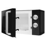 Kuchenka mikrofalowa AMICA AMGF20M1B 800W średnica 24.5 cm pojemność 20L MultiWave System Czarny