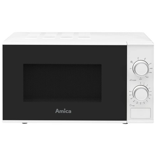 Kuchenka mikrofalowa AMICA AMGF20M2GW 800W średnica 24.5 cm pojemność 20L MultiWave System Biały