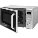 Kuchenka mikrofalowa AMICA AMMF20E1S 700W średnica 25.5 cm pojemność 20L MultiWave System QuickStart Srebrny