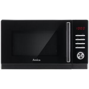 Kuchenka mikrofalowa AMICA AMMF23E1GFB 1250W beztalerzowa pojemność 23L FullFlat Czarny