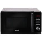Kuchenka mikrofalowa AMICA AMMF23E1GFB 1250W beztalerzowa pojemność 23L FullFlat Czarny