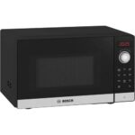 Kuchenka mikrofalowa BOSCH FFL023MS2 Serie 2 800W średnica 27 cm pojemność 20L Hydroliza QuickStart Czarno-srebrny