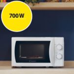 Kuchenka mikrofalowa CANDY CMG20SMW 700W średnica 25.5 cm pojemność 20L Weight Defrost Biały