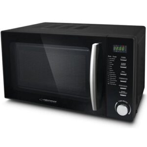 Kuchenka mikrofalowa ESPERANZA Cocinero EKO010 1200W średnica 24.5 cm pojemność 20L Czarny