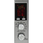 Kuchenka mikrofalowa GÖTZE & JENSEN MO401X 700W średnica 24.5 cm pojemność 20L Auto Defrost QuickStart Czarno-srebrny