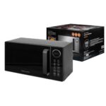 Kuchenka mikrofalowa GÖTZE & JENSEN MO801K 900W średnica 28.6 cm pojemność 23L QuickStart System Opti-Wave Czarny