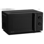 Kuchenka mikrofalowa HISENSE H20MOBP1HI 700W średnica 25.5 cm pojemność 20L Technologia Inwerterowa Czarny