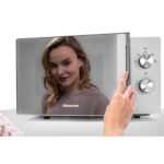 Kuchenka mikrofalowa HISENSE H20MOMP1H 700W średnica 25.5 cm pojemność 20L Auto Defrost Srebrny