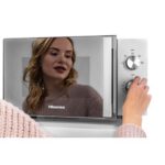 Kuchenka mikrofalowa HISENSE H20MOMP1H 700W średnica 25.5 cm pojemność 20L Auto Defrost Srebrny