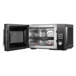 Kuchenka mikrofalowa MIDEA MAC23XF 800W średnica 27 cm pojemność 23L Grill Inverterquattro Czarny