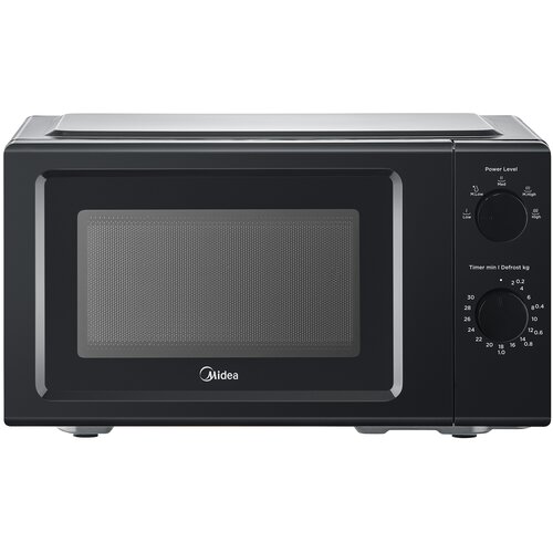 Kuchenka mikrofalowa MIDEA MD-MP012MK-BK 700W średnica 24.5 cm pojemność 19L Technologia inwerterowa innowave Czarny