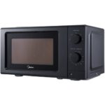 Kuchenka mikrofalowa MIDEA MD-MP012MK-BK 700W średnica 24.5 cm pojemność 19L Technologia inwerterowa innowave Czarny