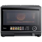 Kuchenka mikrofalowa MIDEA MSO25H 1000W 4w1 25L Termoobieg pieczenie gotowanie na parze WiFi