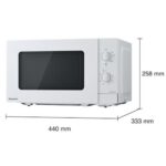 Kuchenka mikrofalowa PANASONIC NN-SM21QWEPG 800 W średnica 25.5 cm pojemność 20L Biały