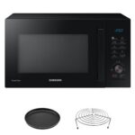 Kuchenka mikrofalowa SAMSUNG MC28A5135CK 900W średnica 31.8 cm pojemność 28L Slim Fry Smart Sensor Czarny
