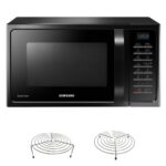 Kuchenka mikrofalowa SAMSUNG MC28H5015AK 900W średnica 32 cm pojemność 28L System TDS Czarny