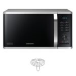 Kuchenka mikrofalowa SAMSUNG MG23K3575AS/EO 800W średnica 28.8 cm pojemność 23L Keep Warm System TDS Srebrny