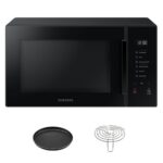 Kuchenka mikrofalowa SAMSUNG BESPOKE MG30T5018CK 900W średnica 31.8 cm pojemność 30L Ceramic Inside Czarny