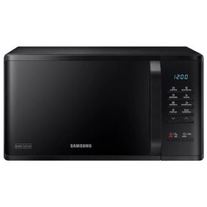 Kuchenka mikrofalowa SAMSUNG MS23K3513AK 800W średnica 28.8 cm pojemność 23L Quick Defrost Auto Cook SteamClean Czarny