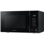 Kuchenka mikrofalowa SAMSUNG BESPOKE MS23T5018AK 800W średnica 28.8 cm pojemność 23L System TDS Czarne szkło