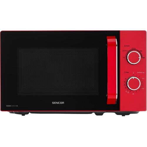 Kuchenka mikrofalowa SENCOR SMW 1920RD 700W średnica 25.5 cm pojemność 20L Czarno-czerwony