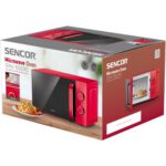 Kuchenka mikrofalowa SENCOR SMW 1920RD 700W średnica 25.5 cm pojemność 20L Czarno-czerwony