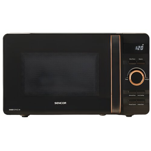 Kuchenka mikrofalowa SENCOR SMW 5320BK 800W średnica 27 cm pojemność 17L Czarny