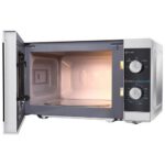 Kuchenka mikrofalowa SHARP YC-MS01E-S 800W średnica 25.5 cm pojemność 20L Srebrny