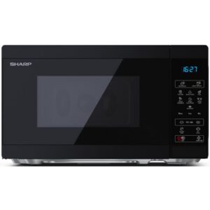 Kuchenka mikrofalowa SHARP YC-MS02E-B 800W średnica 25.5 cm pojemność 20L Czarny