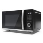 Kuchenka mikrofalowa SHARP YC-QG204AE-B 800W pojemność 20L ChildLock Czarny