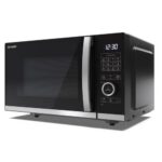 Kuchenka mikrofalowa SHARP YC-QG254AE-B 900W beztalerzowa pojemność 25L ChildLock Czarny