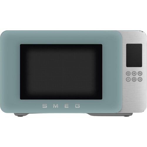 Kuchenka mikrofalowa SMEG Collezione MOC01EGMEU 1900W średnica 28 cm pojemność 29l Technologia Inverter Auto Defrost Quick Start Szmaragdowy
