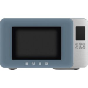 Kuchenka mikrofalowa SMEG Collezione MOC01SBMEU 1900W średnica 28 cm pojemność 29l Technologia Inverter Auto Defrost Quick Start Niebieski