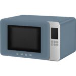 Kuchenka mikrofalowa SMEG Collezione MOC01SBMEU 1900W średnica 28 cm pojemność 29l Technologia Inverter Auto Defrost Quick Start Niebieski