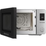 Kuchenka mikrofalowa SMEG Collezione MOC02BLMEU 2100W średnica 28 cm pojemność 27L Technologia Inverter Auto Defrost Quick Start Czarny