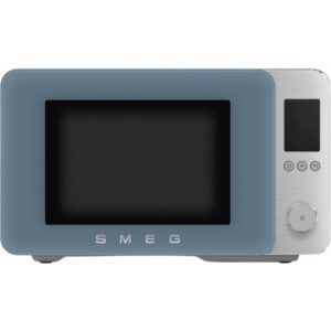 Kuchenka mikrofalowa SMEG Collezione MOC02SBMEU 2100W średnica 28 cm pojemność 27L Technologia Inverter Auto Defrost Quick Start Niebieski