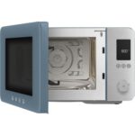 Kuchenka mikrofalowa SMEG Collezione MOC02SBMEU 2100W średnica 28 cm pojemność 27L Technologia Inverter Auto Defrost Quick Start Niebieski