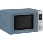 Kuchenka mikrofalowa SMEG Collezione MOC02SBMEU 2100W średnica 28 cm pojemność 27L Technologia Inverter Auto Defrost Quick Start Niebieski