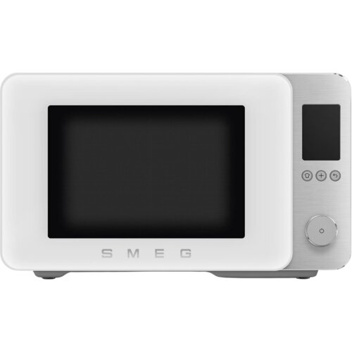 Kuchenka mikrofalowa SMEG Collezione MOC02WHMEU 2100W średnica 28 cm pojemność 27L Technologia Inverter Auto Defrost Quick Start Biały