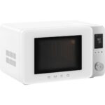 Kuchenka mikrofalowa SMEG Collezione MOC02WHMEU 2100W średnica 28 cm pojemność 27L Technologia Inverter Auto Defrost Quick Start Biały
