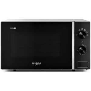 Kuchenka mikrofalowa WHIRLPOOL MWP 101 SB 700W średnica 25 cm pojemność 20L Srebrno-czarny