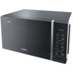 Kuchenka mikrofalowa WHIRLPOOL MWP 203 M 700W średnica 24.5 cm pojemność 20L SoftMelt Jet Defrost Combigrill Srebrno-czarny