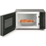 Kuchenka mikrofalowa WHIRLPOOL MWP 203 SB 700W średnica 24.5 cm pojemność 20L DoughRising Jet Start Auto Cook Srebrno-czarny