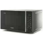 Kuchenka mikrofalowa WHIRLPOOL MWP 203 SB 700W średnica 24.5 cm pojemność 20L DoughRising Jet Start Auto Cook Srebrno-czarny